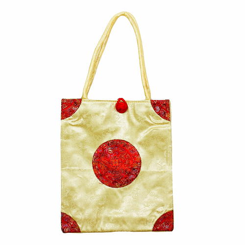Tasche aus Seide, mit Glückssymbol, Handtaschen, Asiatisch, 6591 - zum Schließen ins Bild klicken
